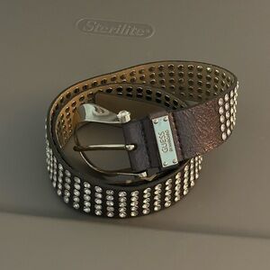Guess rhinestone belt